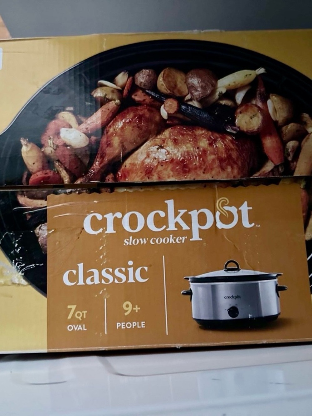 Crock-Pot Classic 7QT Slow Cooker in Stainless Steel